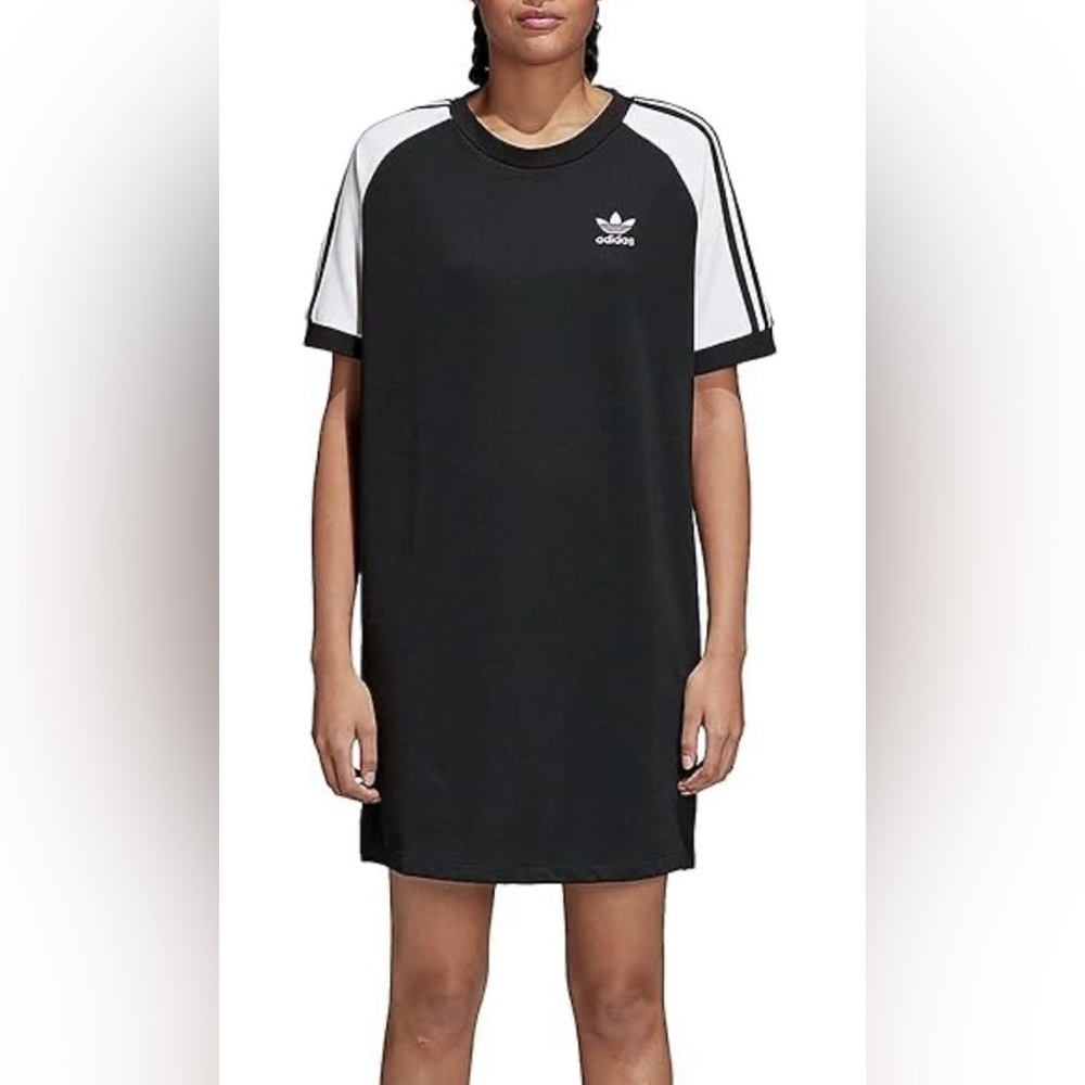 Adidas Women's Dress in Black with White Details
